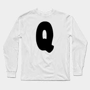 Letter Q Long Sleeve T-Shirt
